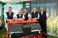 The Wiedenmann UK team with Jurgen Wiedenmann, joint managing director, Wiedenmann Gmbh