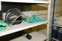 PPE shelf