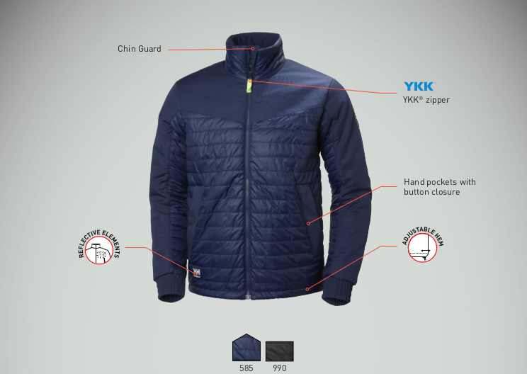 Helly Hansen Aker Insulated Jacket Features