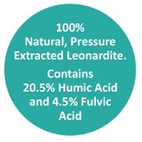 HumiMax is 100% Natural, Pressure Extracted Leonardite. Contains 20.5% Humic Acid and 4.5% Fulvic Acid