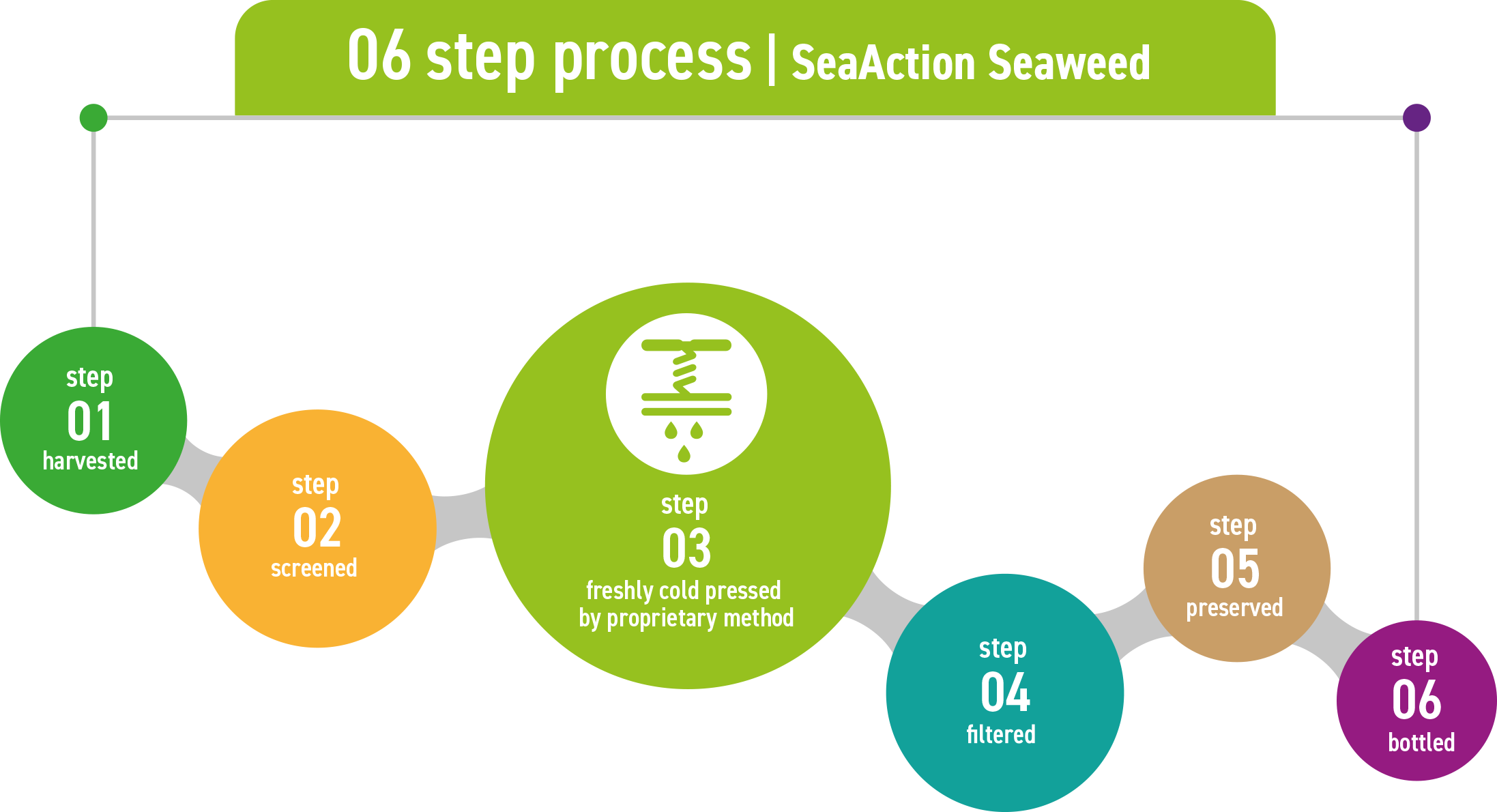 Various extraction methods for seaweeds - SeaAction available from Pitchcare.com