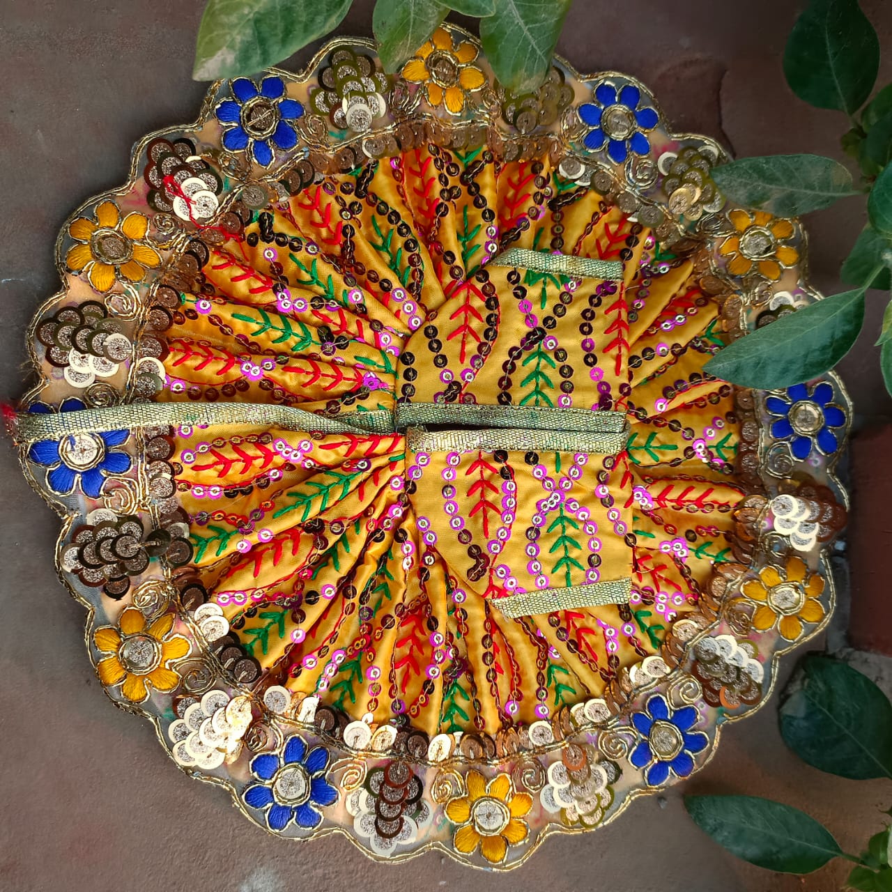 Rainbow of Vrindavan Flowers - Laddu Gopal Outfit - 1
