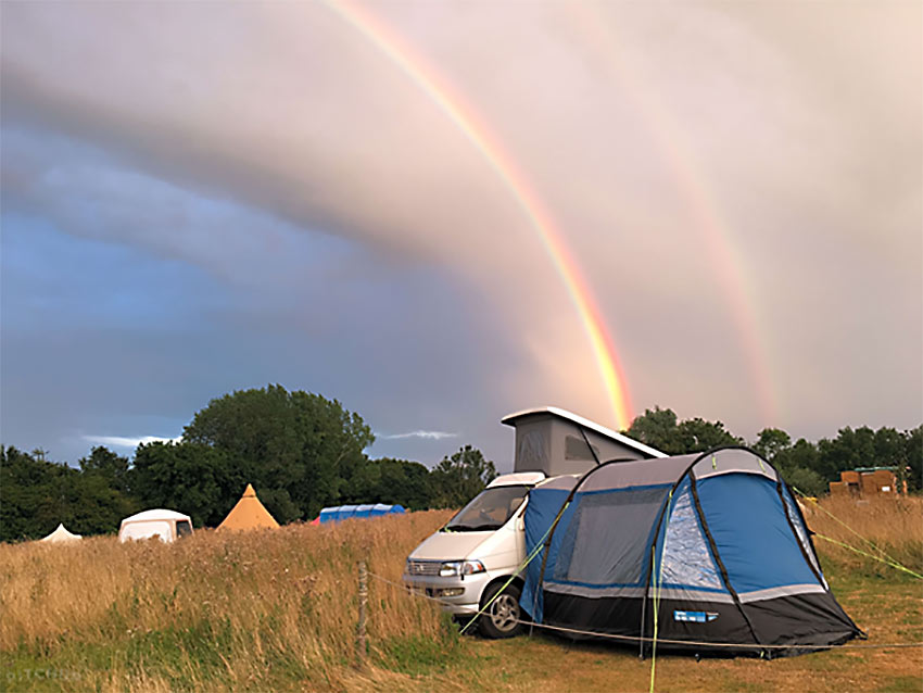 Wardley Hill Campsite has everything you need for a Christmas break in your campervan