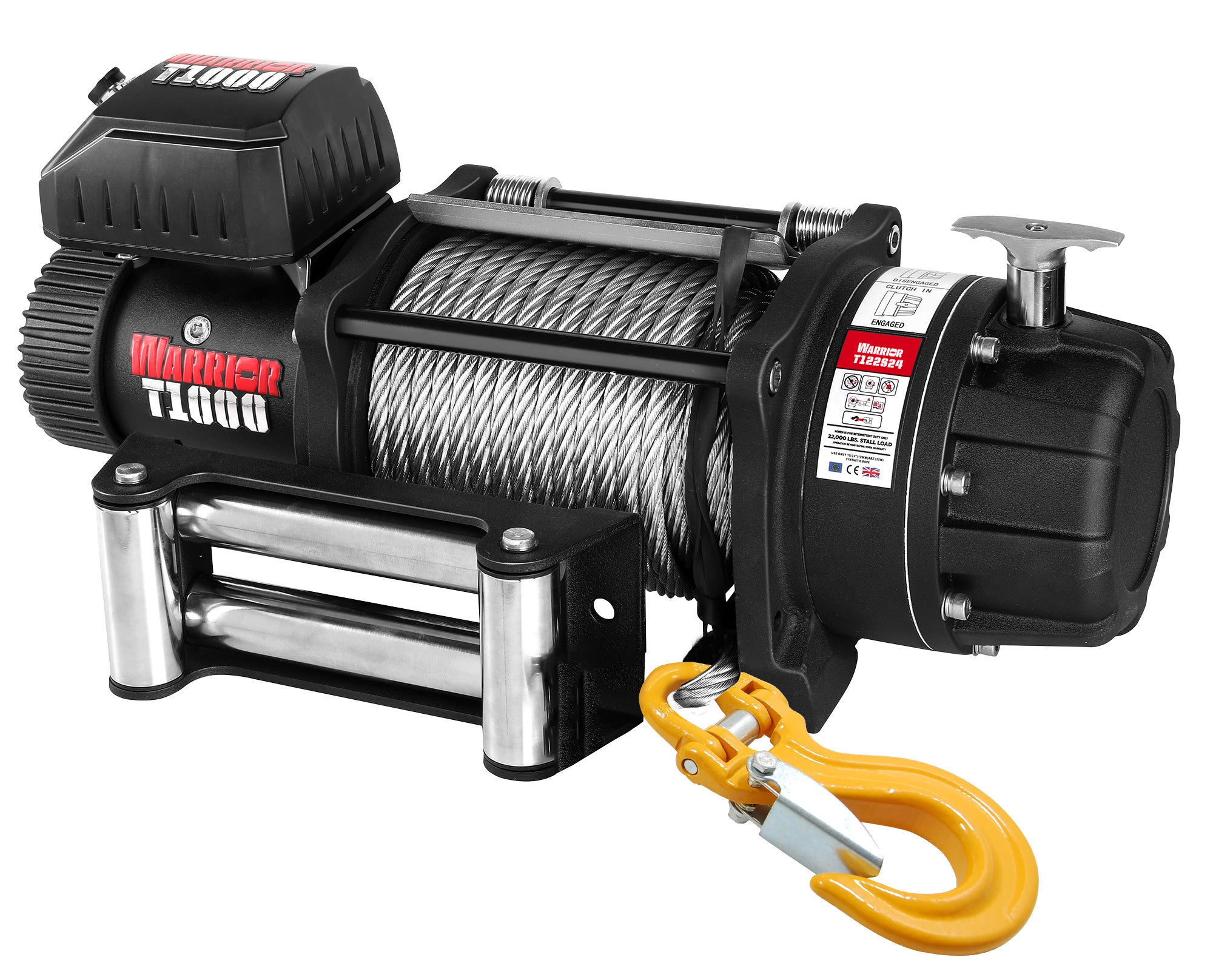 YATOINTO Portable Drill Winch of 750 LB Pulling Capacity with 40 Feet Alloy  Steel Wire Rope, Hand Winch for Lifting & Dragging