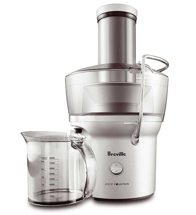 Breville Juice Extractor |BJE200SIL| 700W, 1-speed "the Juice Fountain Compact"