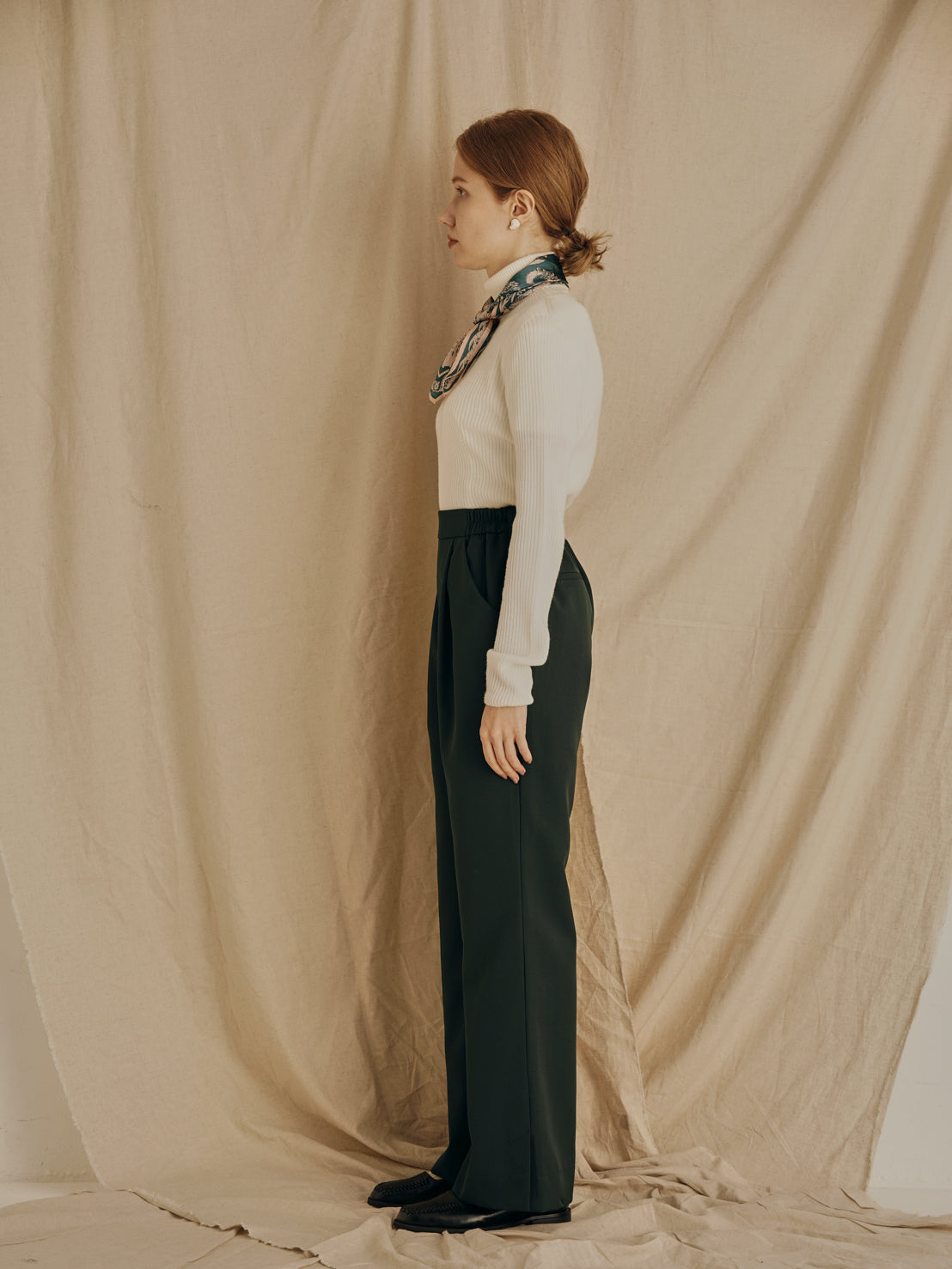 【未使用】aere/ satin pants