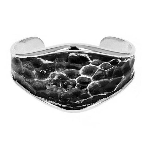 King Baby - Hammered Silver Cuff