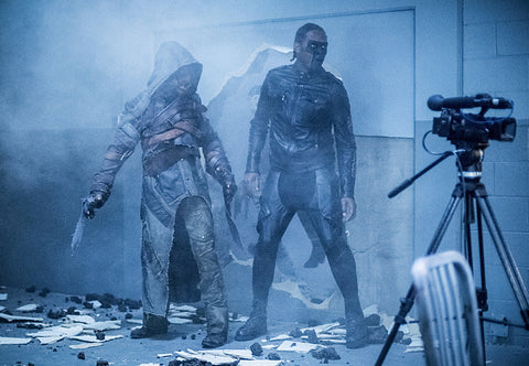 "RagMan" on TV Series "ARROW" in Junker Designs "Call of Duty" Pants