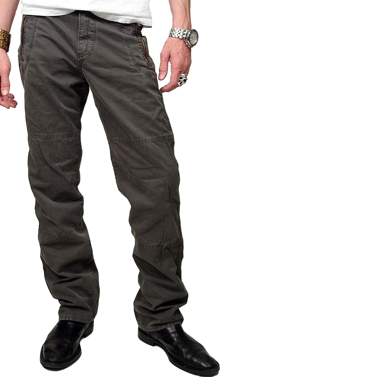 Men's ROCKSTAR sushi - BRICK RED Cargo Pants – J. Ransom LA