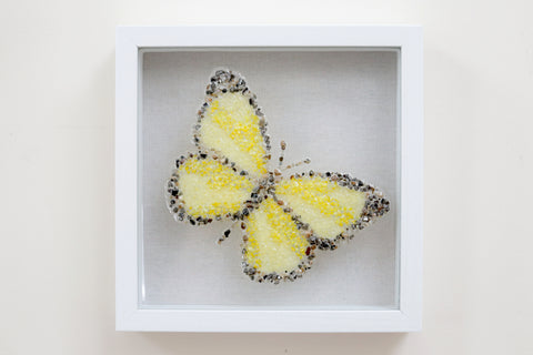 Sandpiper Bird Glass Resin Art, 10x10 – Treasured Gifts NJ, LLC