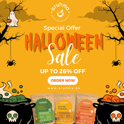 Halloween sale for Indian spices