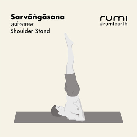 SARVĀṄGĀSANA (SHOULDERSTAND POSE)