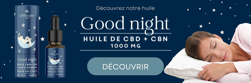 Enjoy a good night's sleep with our CBD oil!