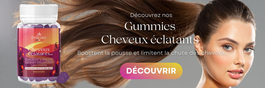 Découvrez nos gummies Cheveux Eclatants pour sublimer votre chevelure !