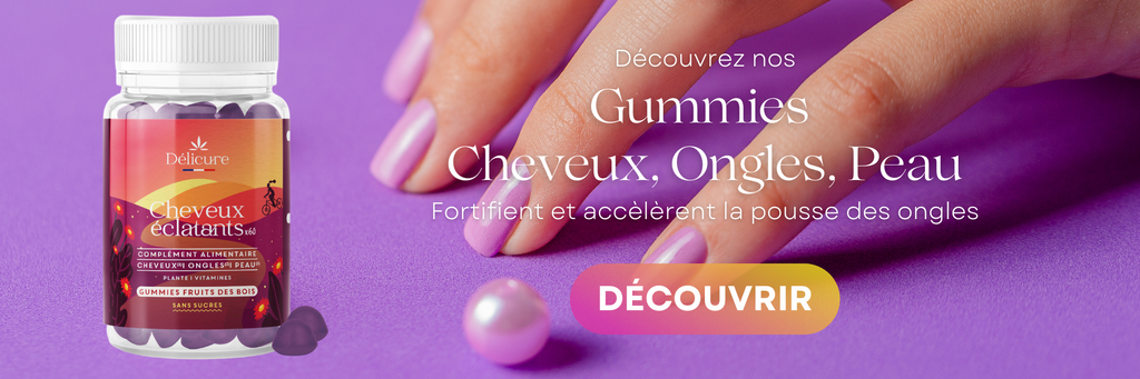 Découvrez nos gummies Cheveux Eclatants pour sublimer vos ongles naturellement !