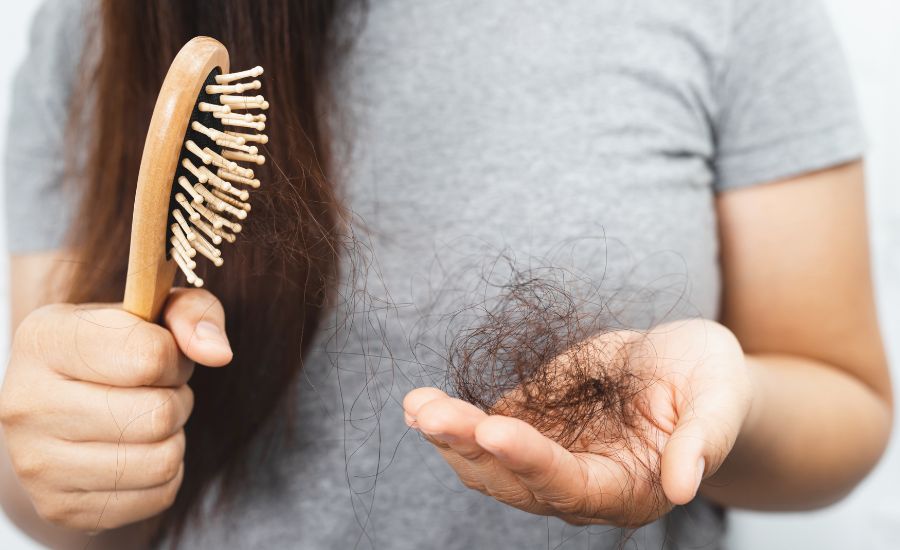 What is the link between hair loss and stress?