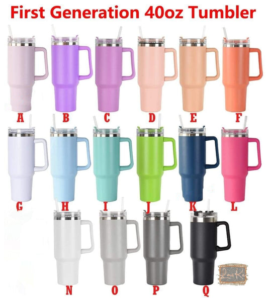 40oz Sublimation Blank Tumbler with handle, 40 oz sublimation ready ha –  ACC Sublimation Blanks & Designs