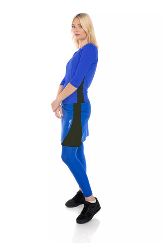 Blue and Black Tzippi set by Chanabana Modest Activewear