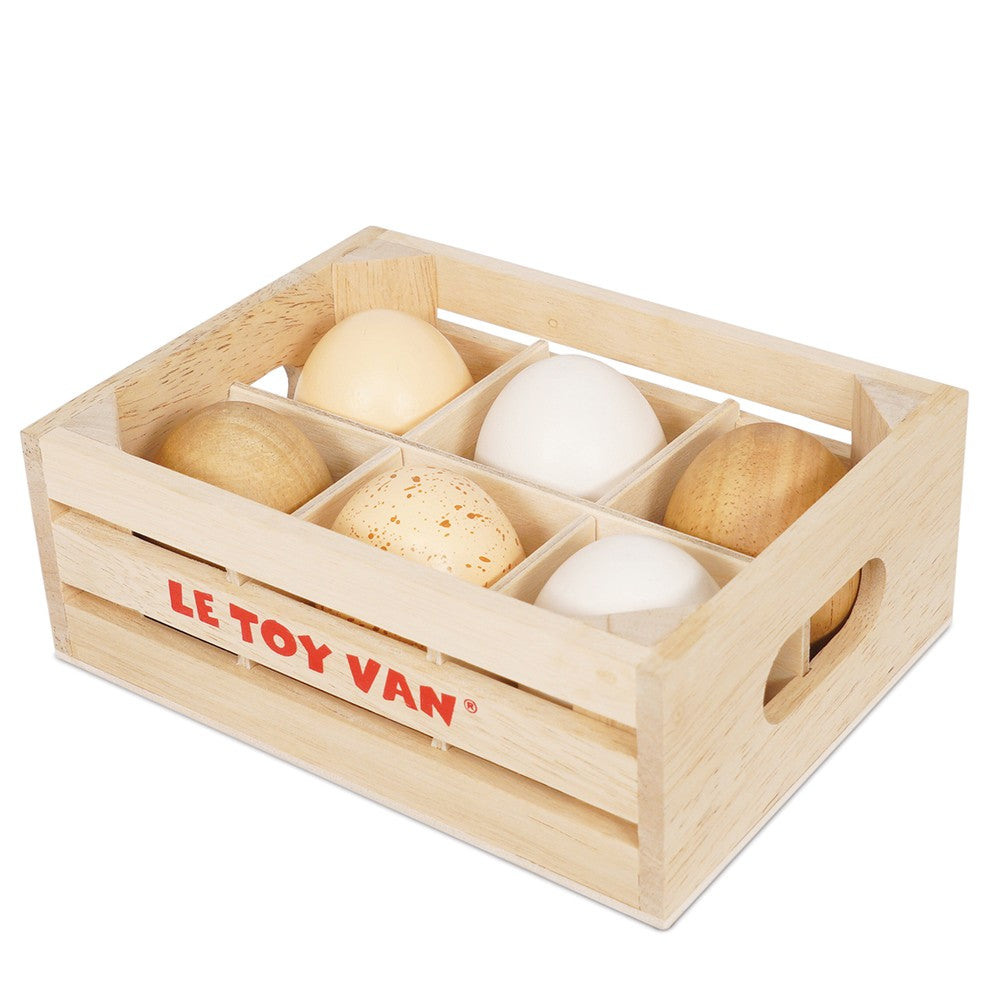Le Toy Van legemad, æg i kasse