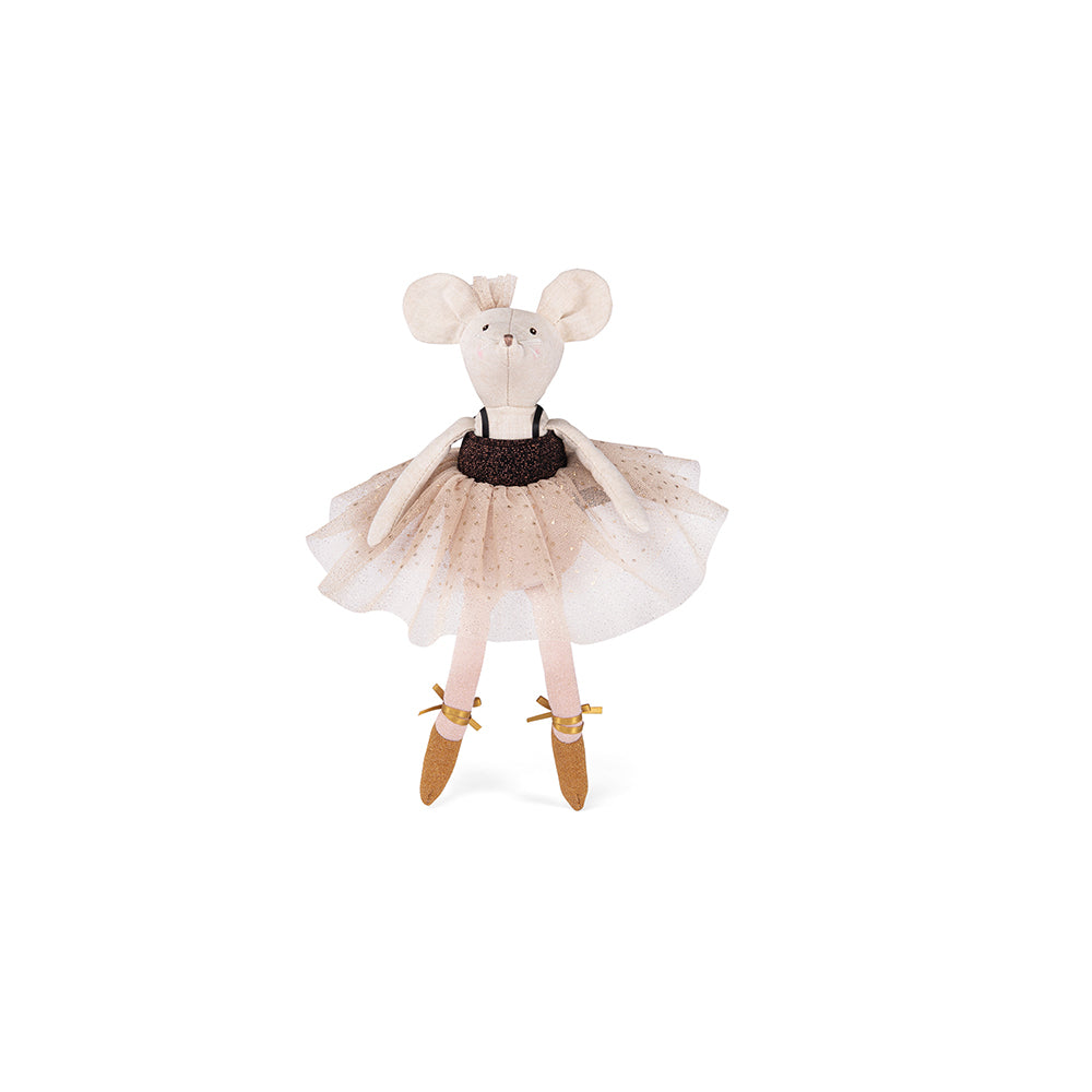 Moulin Roty ballerina mus, i kuffert 26 cm - Suzies Karrusella