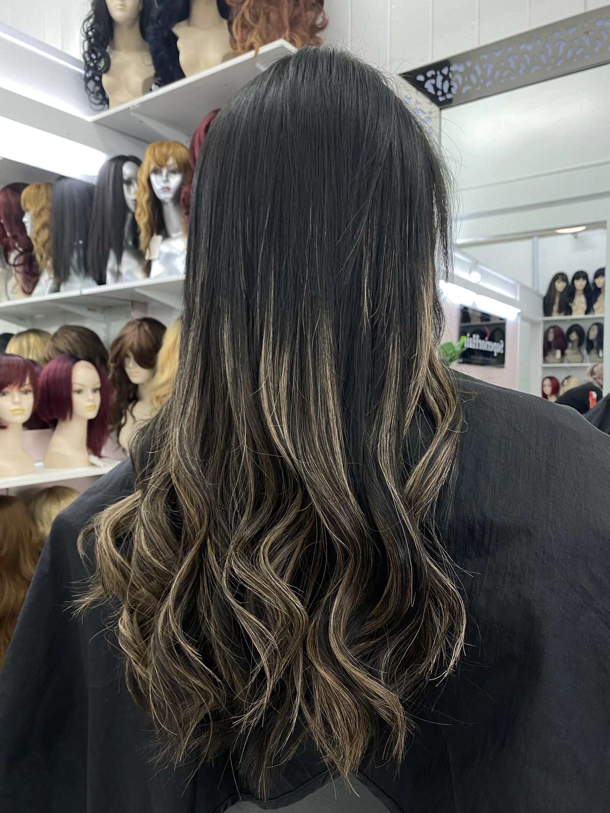 Dark Ash Brown Balayage Ultra Seamless Tape In Extensions - AU Superior Hair