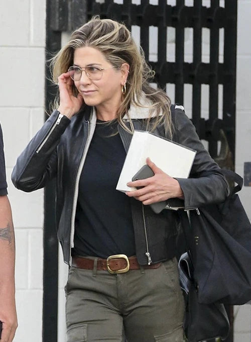 Premium Black Jennifer Aniston Leather Jacket – The Jacket Seller