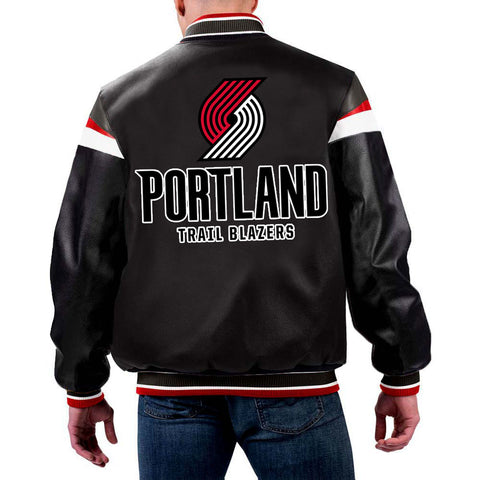 NBA Portland Trail Blazers Leather Jacket for Men and Women in USA