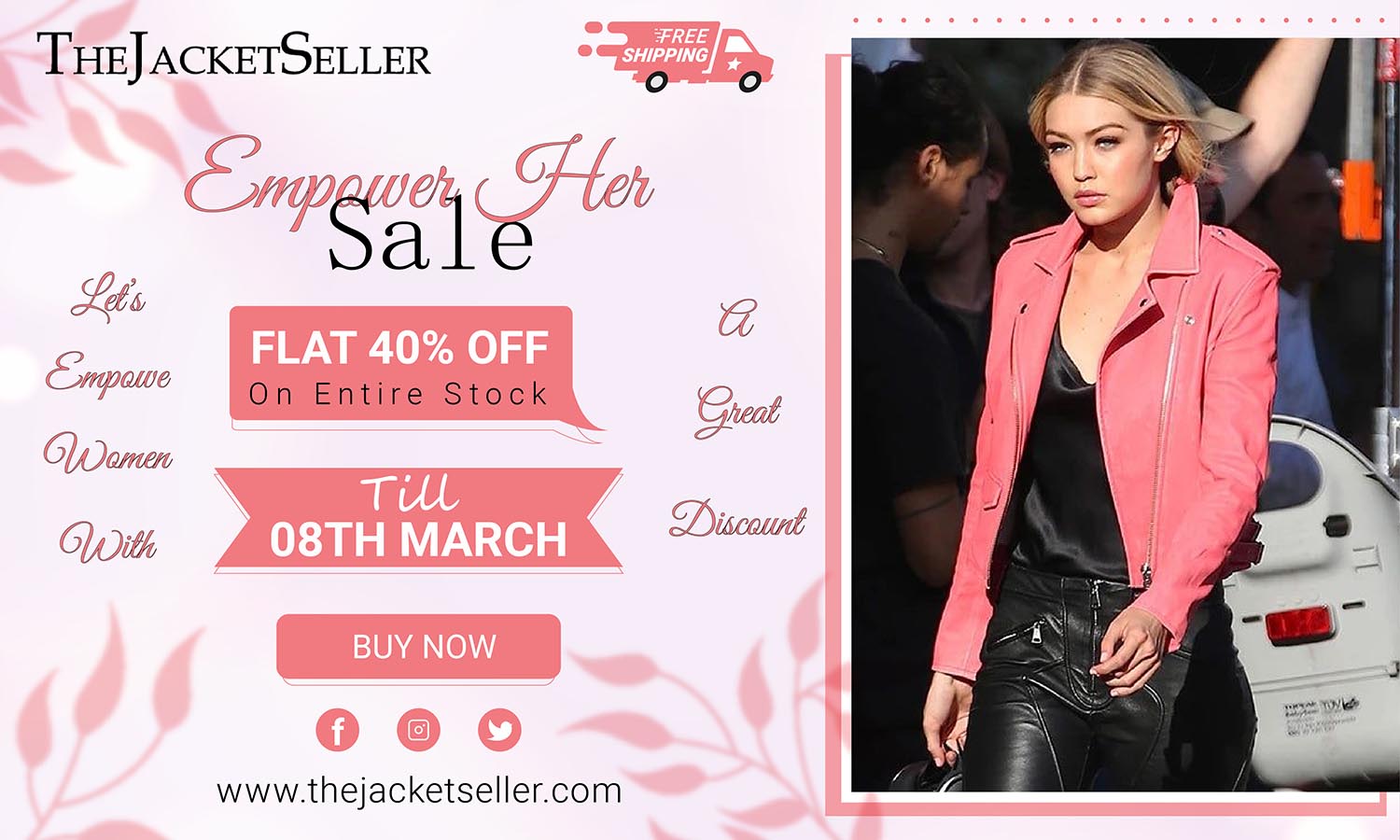 Women's Day Special Sale by The Jacket Seller