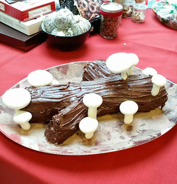 Yule Log Cake Perfect for the Winter Solstice - International Cuisine