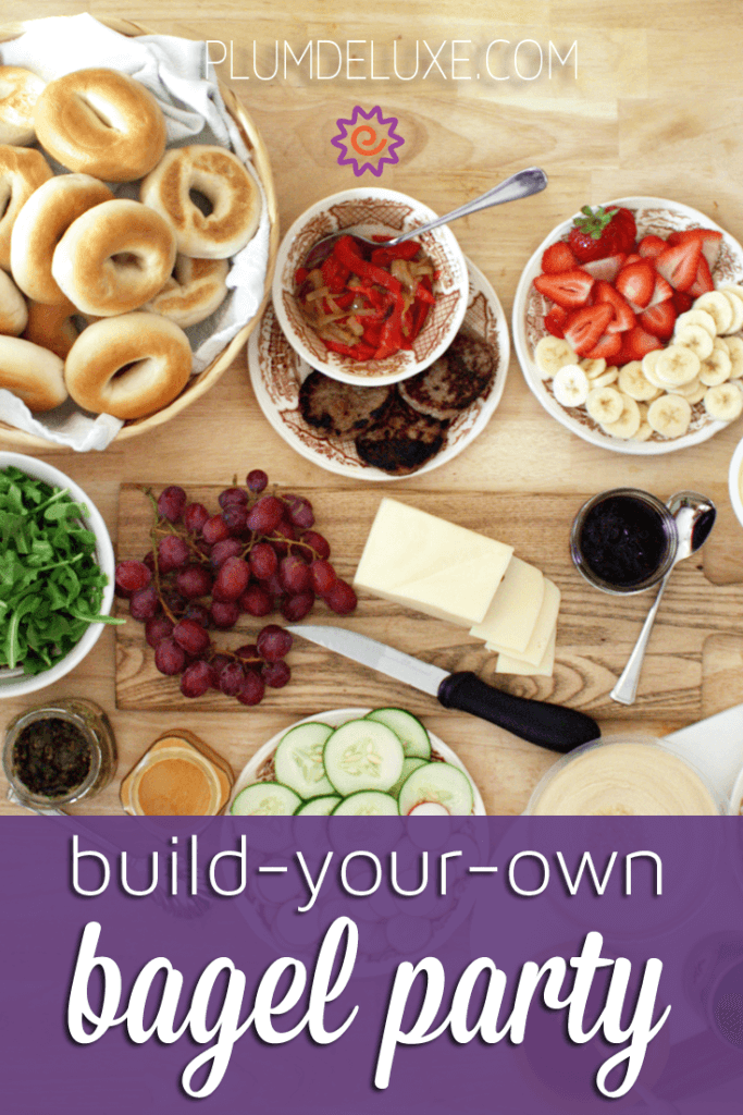 Fun Bagel Buffet for an Easy Brunch Party