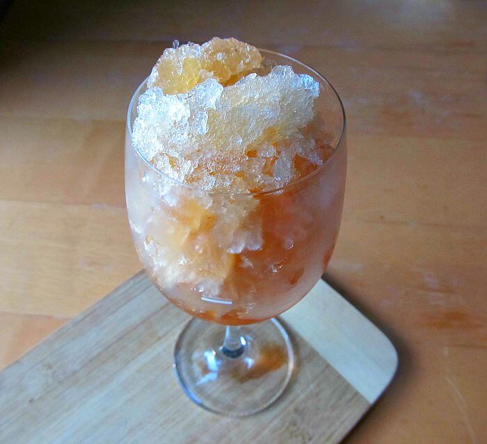 A Classic Earl Grey Tea Granita with a Twist