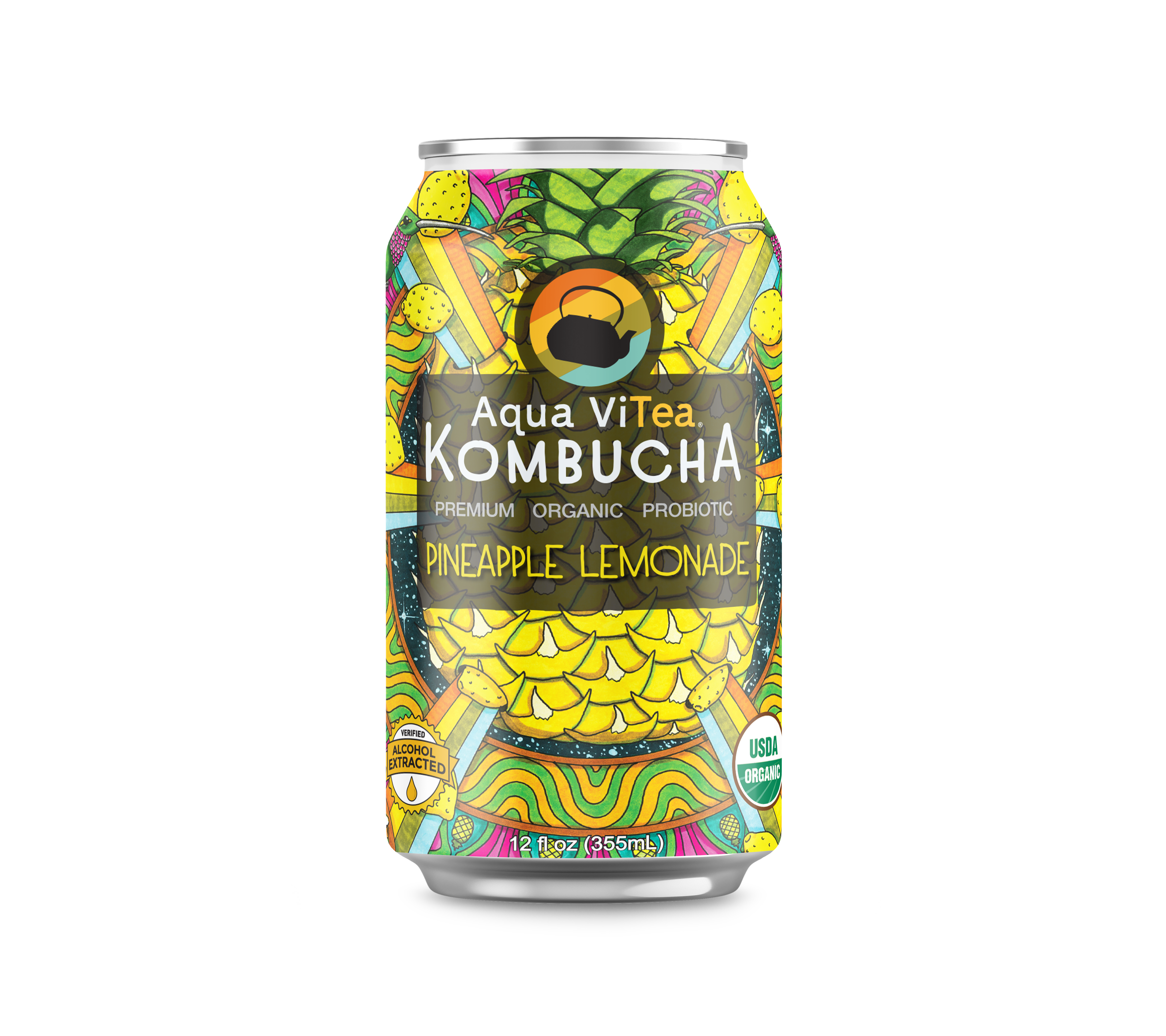 Pineapple Lemonade Kombucha 12-Pack