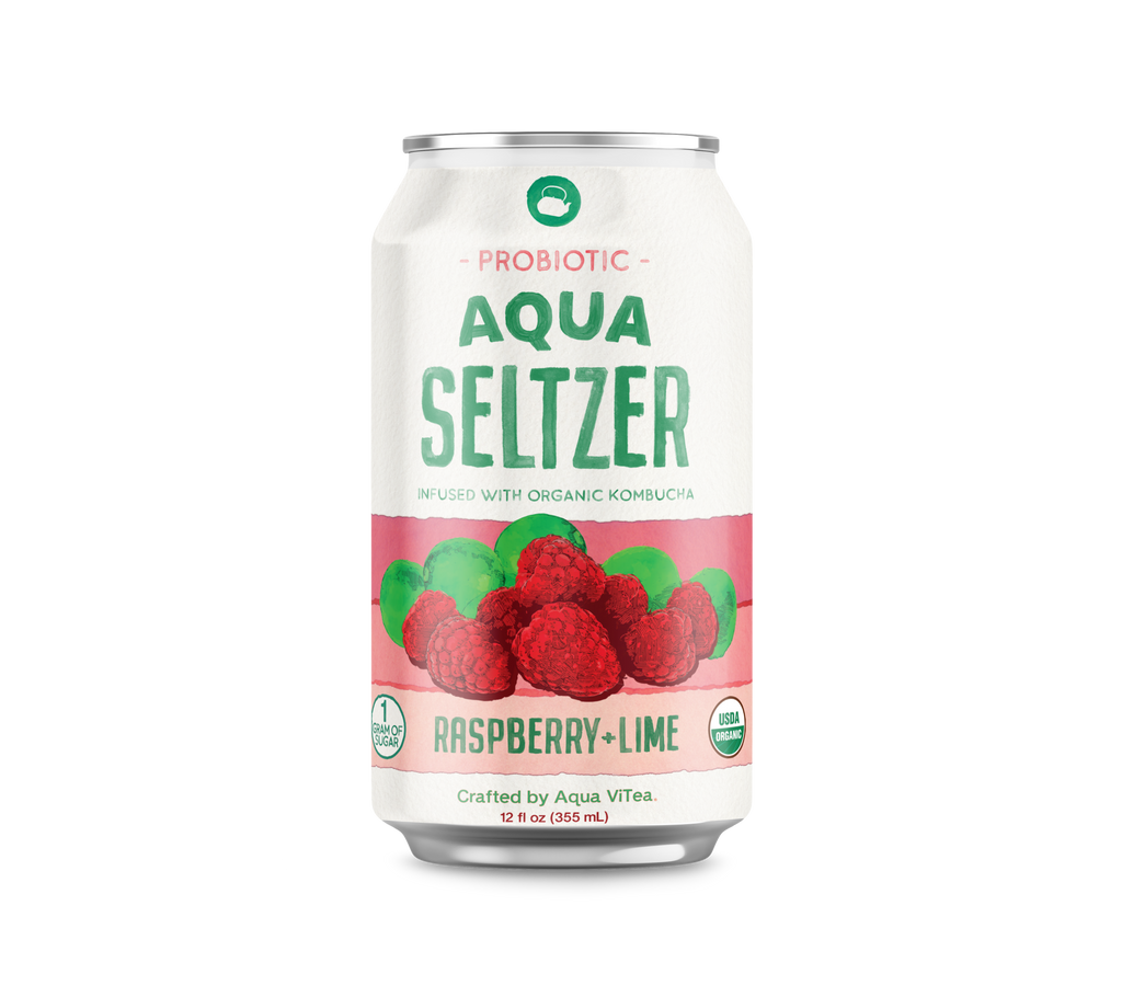 Grapefruit Aqua Seltzer with Thyme ViTea – Infused Probiotic Kombucha +