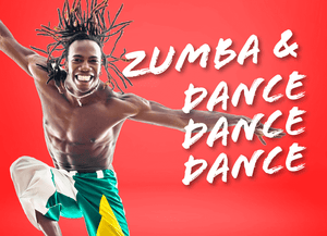 zumba background red