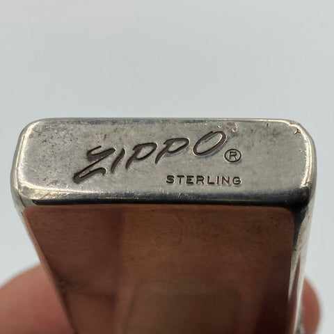 ZIPPO STERLING スターリングシルバー  スリムタイプ 筆記体