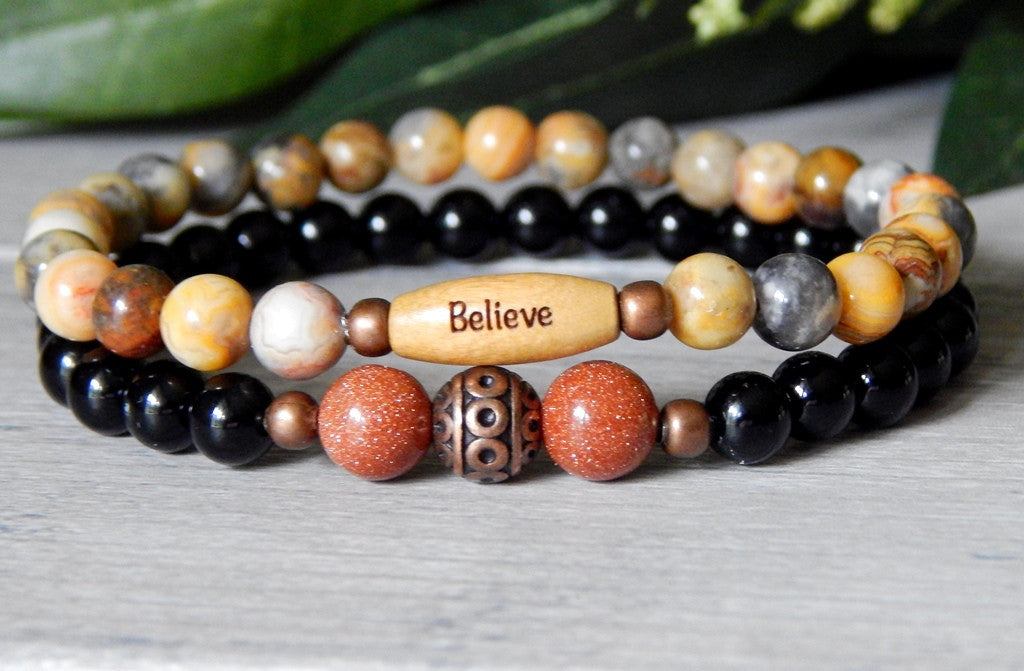 Believe Inspirational Beaded Bracelet | Stone River Jewelry ...
