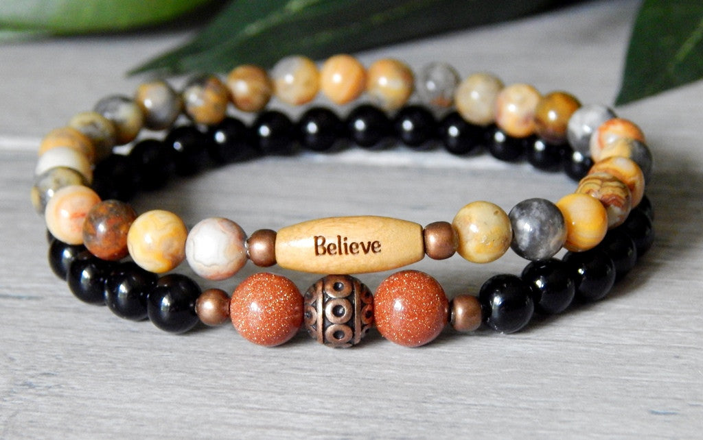 Believe Inspirational Beaded Bracelet | Stone River Jewelry ...