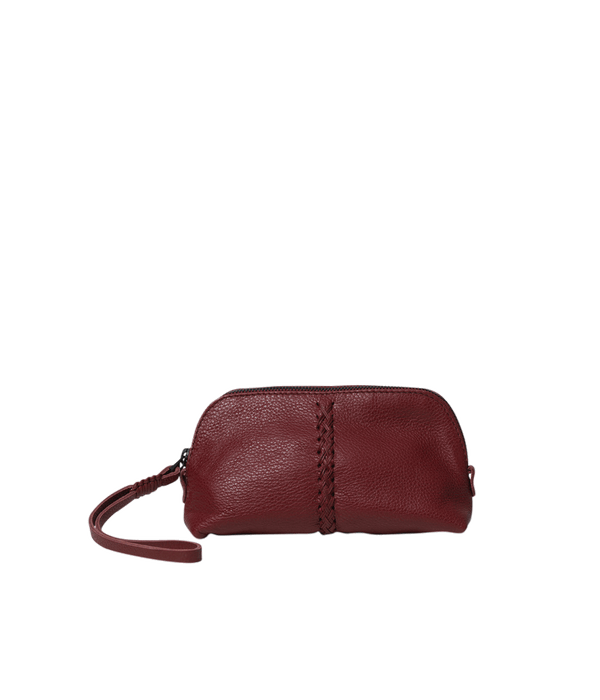 Callista Slim Pochette Leather Wristlet