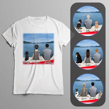Load image into Gallery viewer, Boat Personalized Pet &amp; Owner T-Shirt | Alpha Paw
