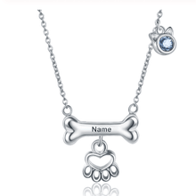Load image into Gallery viewer, Limited Edition Personalized Dog Paw Pendant Necklace | Alpha Paw
