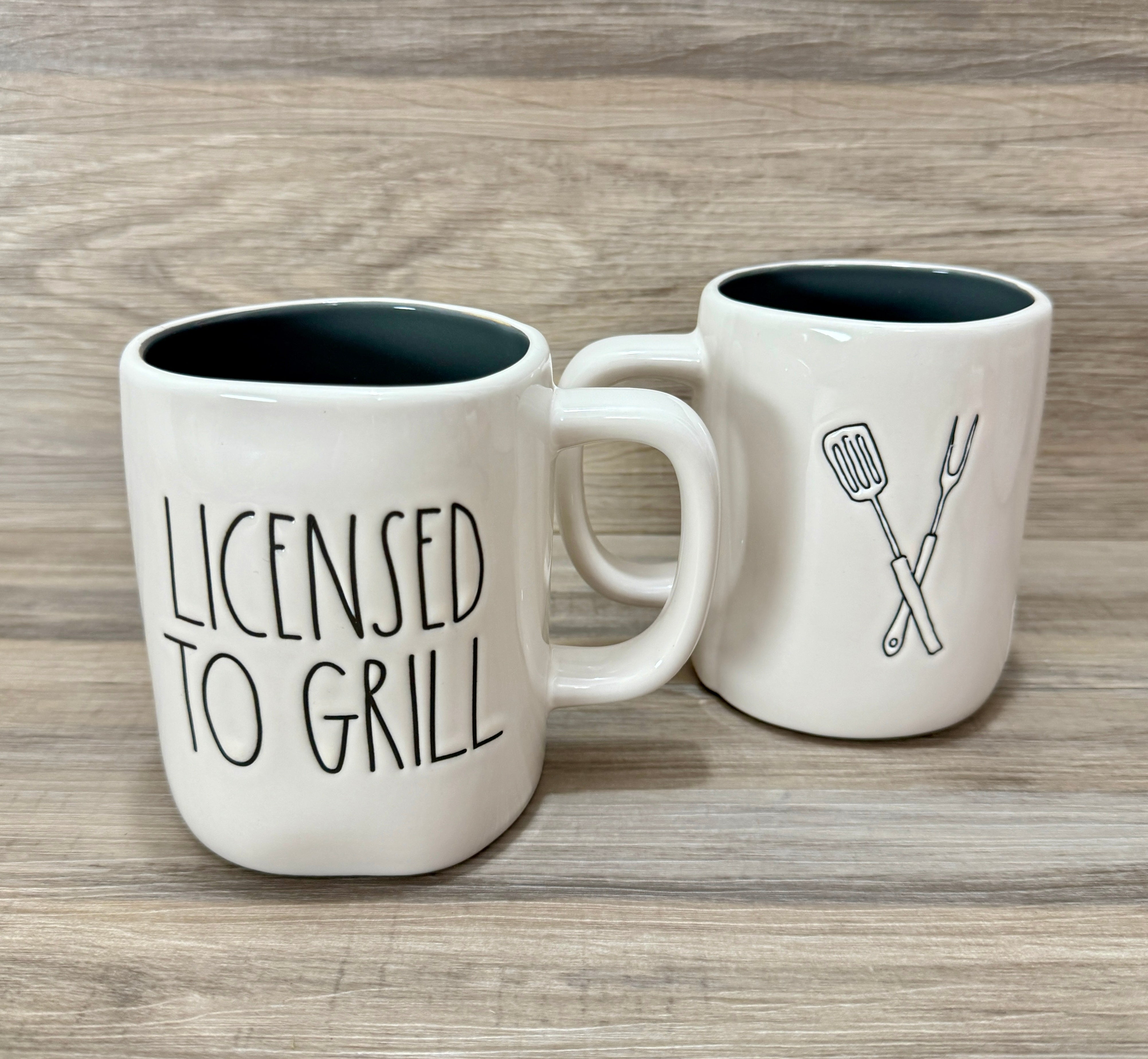 Rae Dunn Licensed To Grill Double Sides Mug