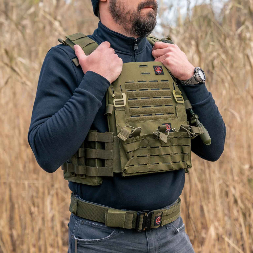 Malinois Modular Plate Carrier Package OD Green | Shield Concept
