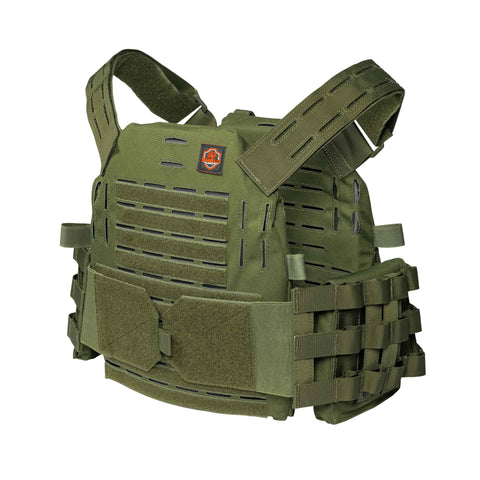 Malinois Lightweight Modular Plate Carrier Vest in OD Green