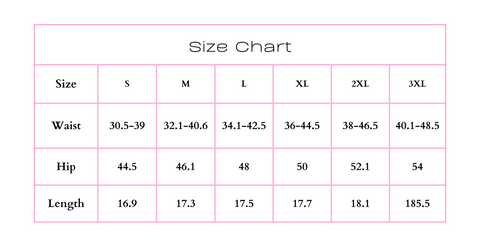 men's swimwear size chart