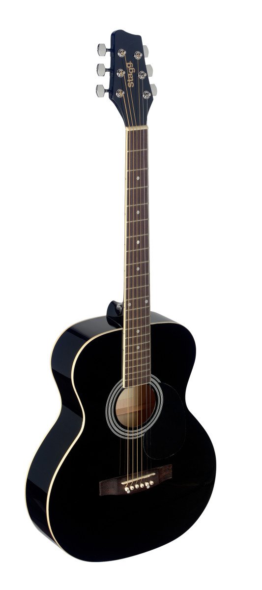 Stagg Auditorium Cutaway Acoustic-Electric Guitar - Black