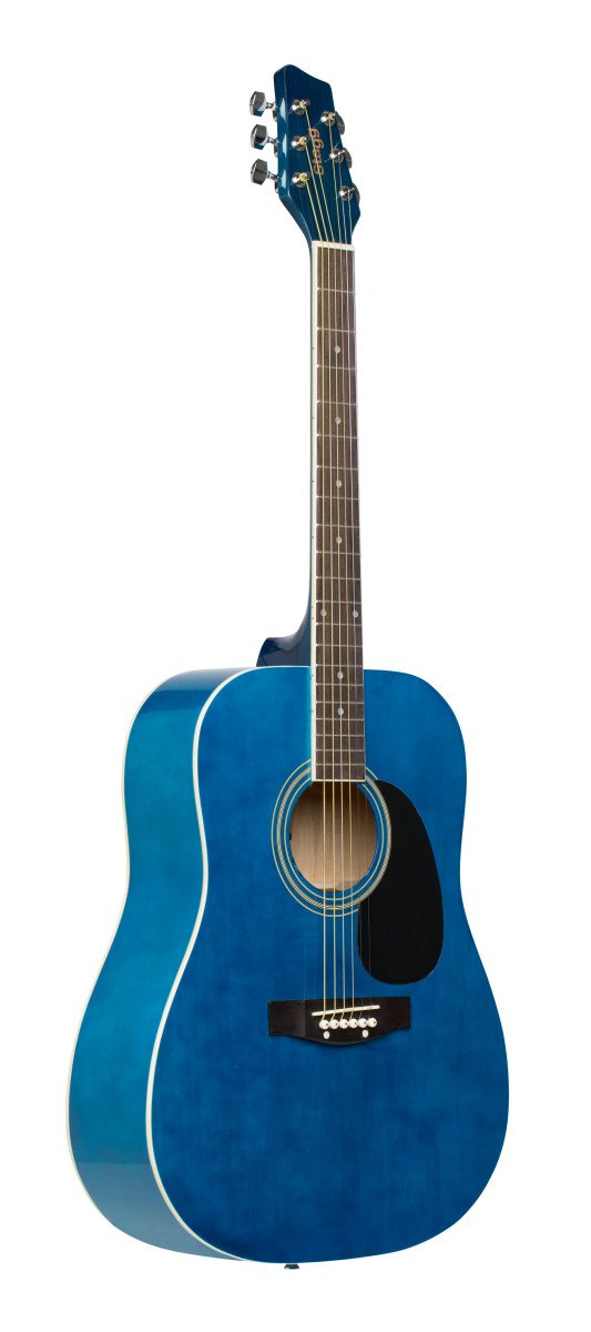 Stagg 3/4 Dreadnought Acoustic Guitar - Blue - SA20D 3/4 BLUE