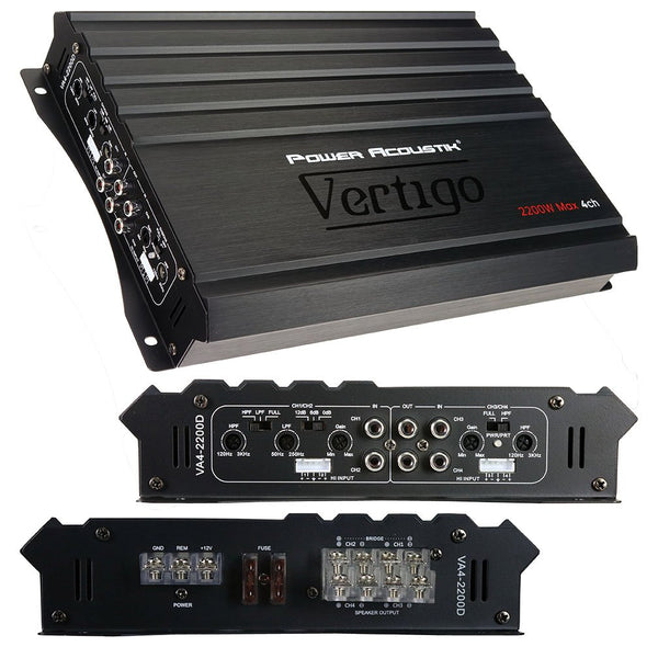 Power Acoustik Vertigo Series Monoblock Amplifier 6000W Max VA1