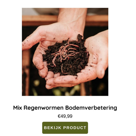 Productafbeelding Blogpost - mix regenwormen bodemverbetering