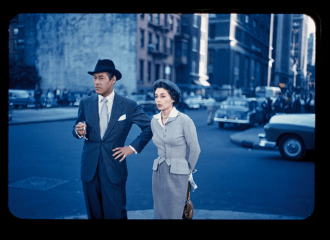 Ruth Orkin, Lilli Palmer and Rex Harrison, Set of Main Street to Broadway, New York, 1953