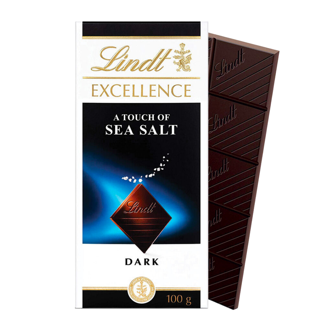 Chocolate Lindt Excellence Tableta Sea Salt 100 Gr. Conyntra Fine Food